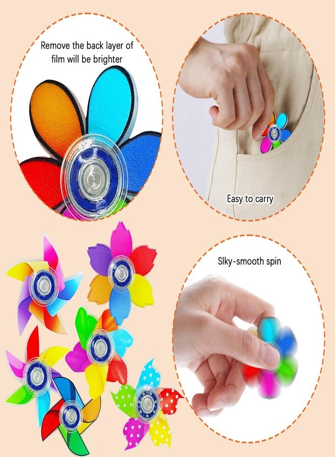 Riferg 30PCS Mini Fidget Spinner Toys, Fidget Spinners Bulk Stress Relief Sensory Toys for Kids & Adults, Party Favors Gifts for Kids Teens, Treasure Box Toys Classroom Prizes - Image 3